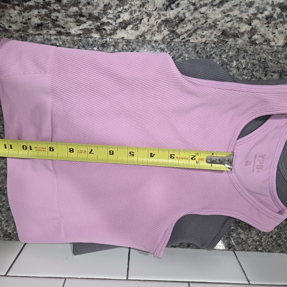 YPB Ribbed Tank — Pink and Gray (2-Pack) - Picture 5 of 5